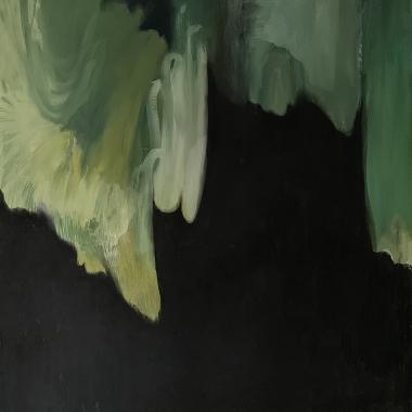 Viriditas, pastelli kartongille, pastel on paper, 140 x 115 cm